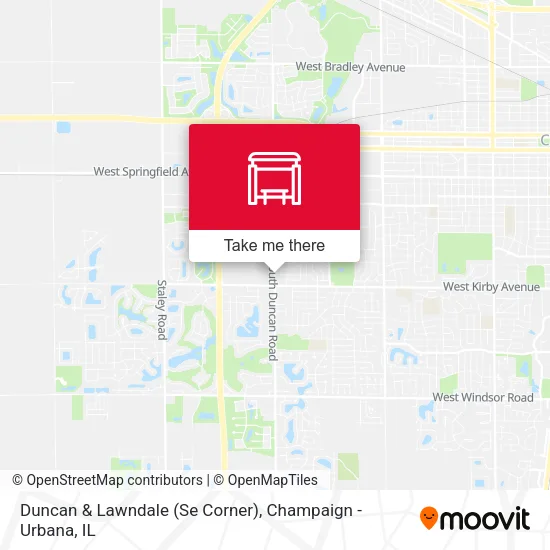 Mapa de Duncan & Lawndale (Se Corner)