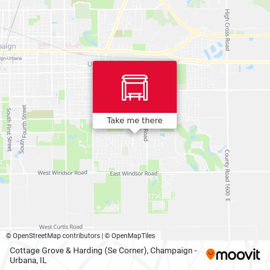 Cottage Grove & Harding (Se Corner) map