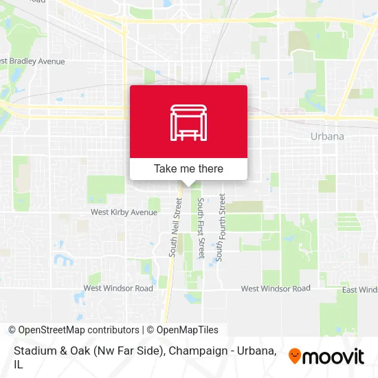 Mapa de Stadium & Oak (Nw Far Side)