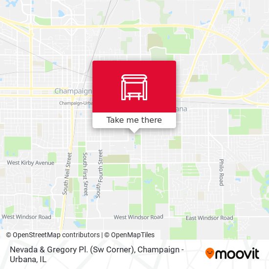 Nevada & Gregory Pl. (Sw Corner) map