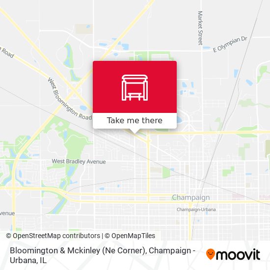 Bloomington & Mckinley (Ne Corner) map