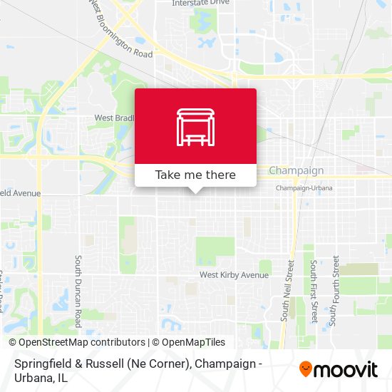 Springfield & Russell (Ne Corner) map