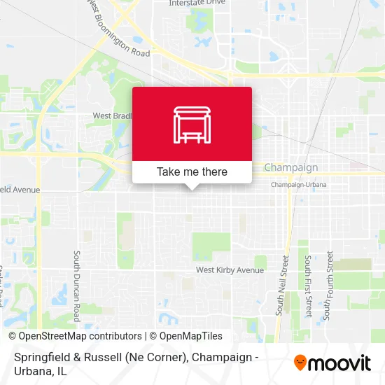 Mapa de Springfield & Russell (Ne Corner)