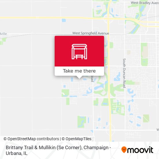 Mapa de Brittany Trail & Mullikin (Se Corner)