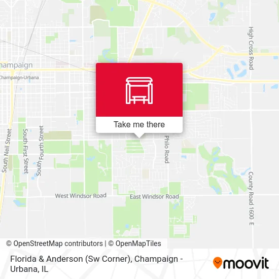 Florida & Anderson (Sw Corner) map