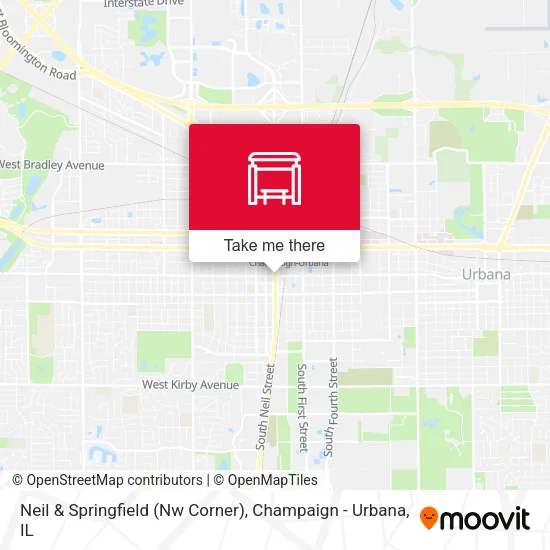 Mapa de Neil & Springfield (Nw Corner)
