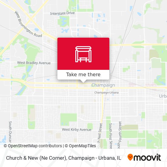 Church & New (Ne Corner) map