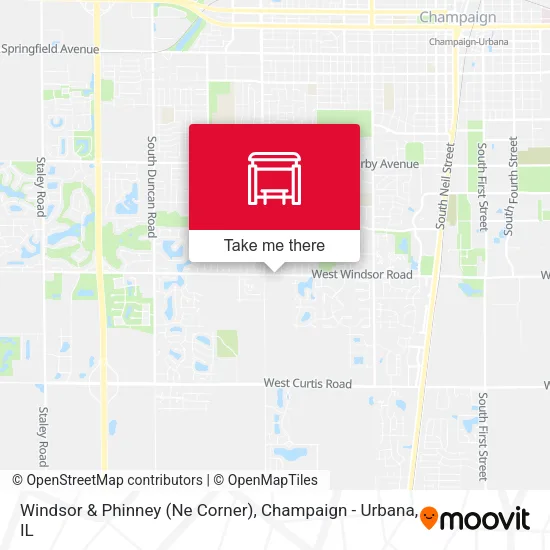 Mapa de Windsor & Phinney (Ne Corner)