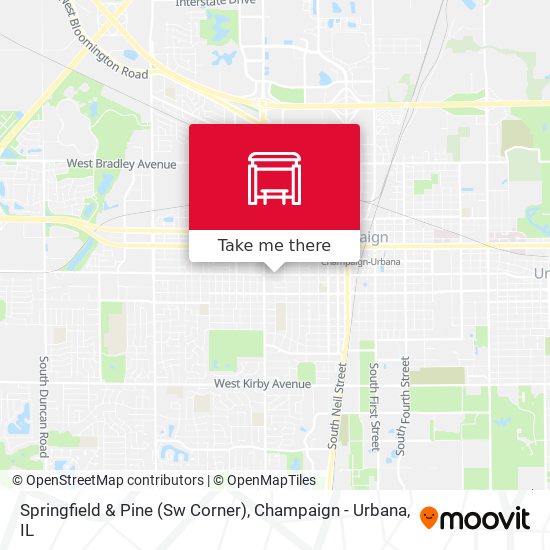 Springfield & Pine (Sw Corner) map