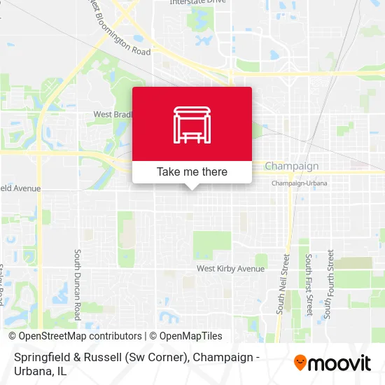 Springfield & Russell (Sw Corner) map