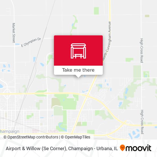 Airport & Willow (Se Corner) map