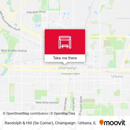 Randolph & Hill (Se Corner) map