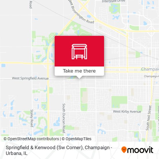 Springfield & Kenwood (Sw Corner) map