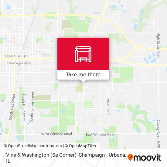 Vine & Washington (Se Corner) map