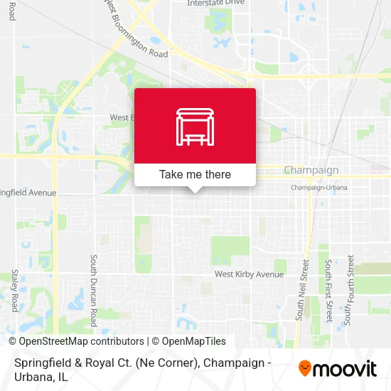 Mapa de Springfield & Royal Ct. (Ne Corner)