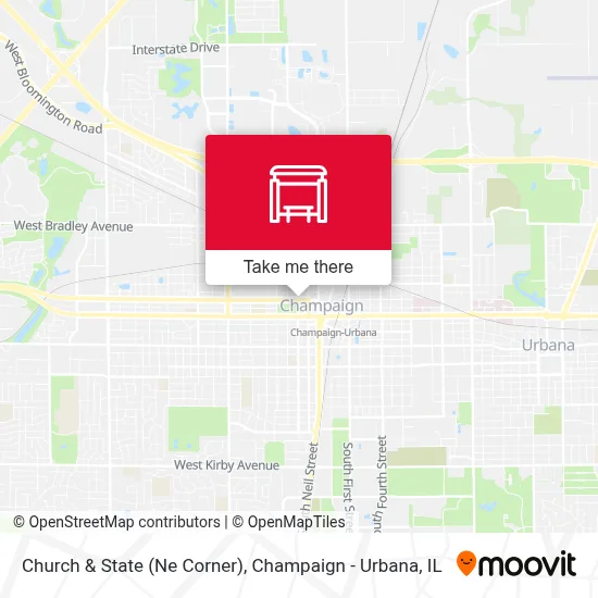 Church & State (Ne Corner) map