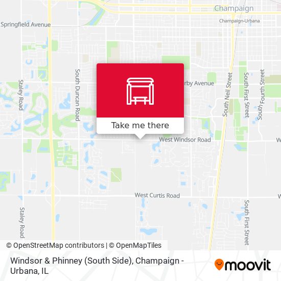 Windsor & Phinney (South Side) map
