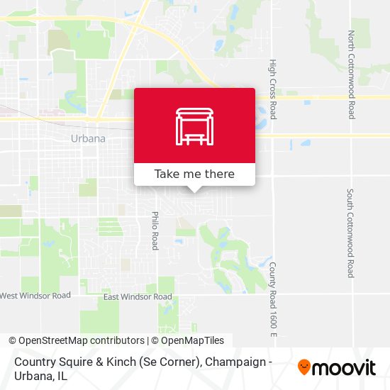 Country Squire & Kinch (Se Corner) map