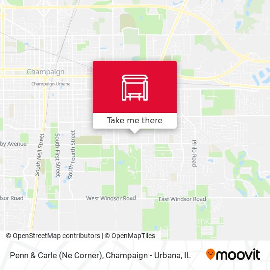 Penn & Carle (Ne Corner) map