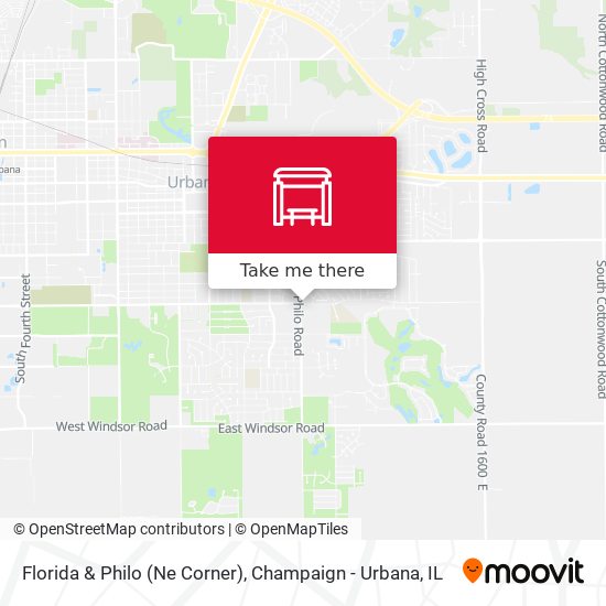 Florida & Philo (Ne Corner) map