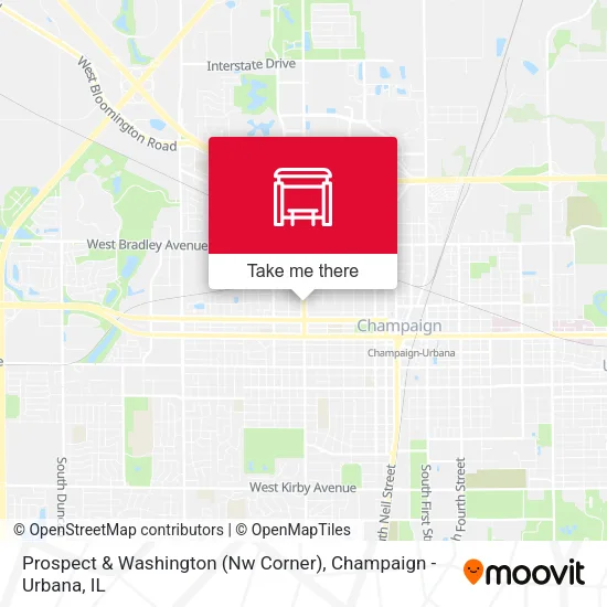 Mapa de Prospect & Washington (Nw Corner)