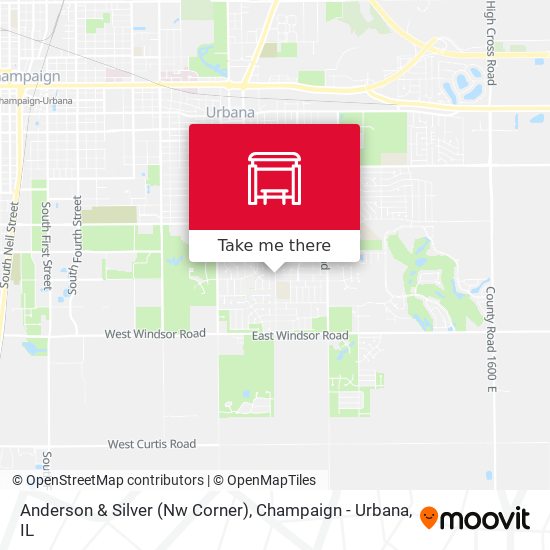 Anderson & Silver (Nw Corner) map