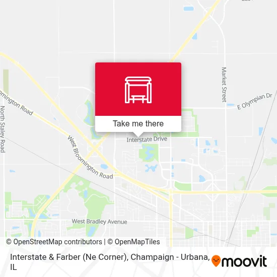 Interstate & Farber (Ne Corner) map