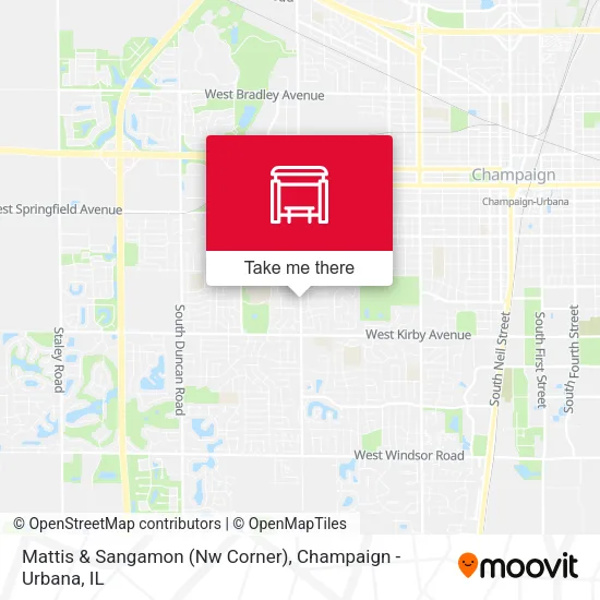 Mapa de Mattis & Sangamon (Nw Corner)