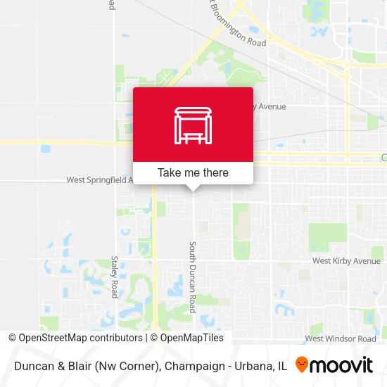 Duncan & Blair (Nw Corner) map
