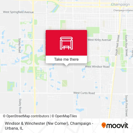 Mapa de Windsor & Winchester (Nw Corner)