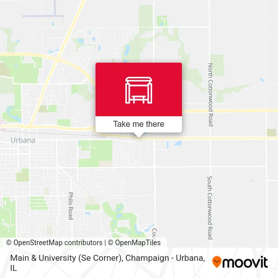 Mapa de Main & University (Se Corner)
