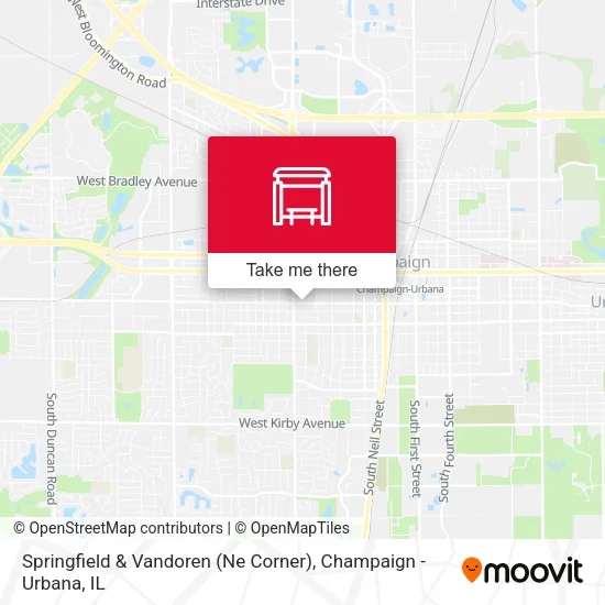 Mapa de Springfield & Vandoren (Ne Corner)