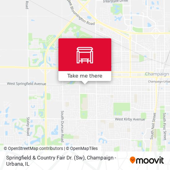 Springfield & Country Fair Dr. (Sw) map