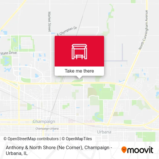 Anthony & North Shore (Ne Corner) map