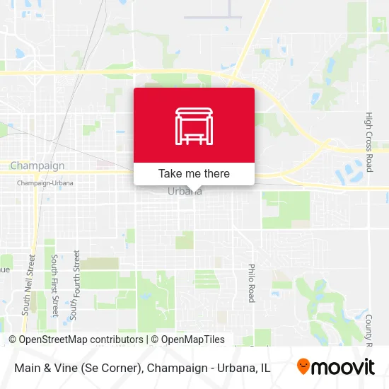 Mapa de Main & Vine (Se Corner)