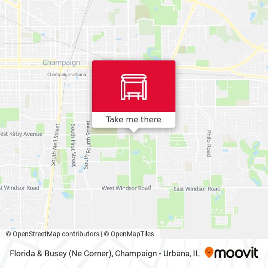 Florida & Busey (Ne Corner) map