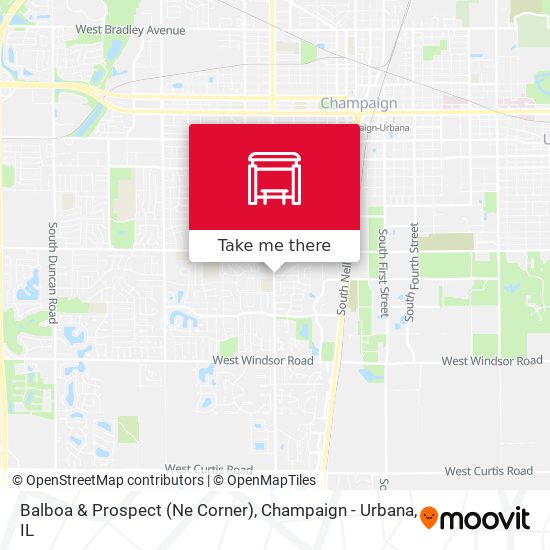 Balboa & Prospect (Ne Corner) map