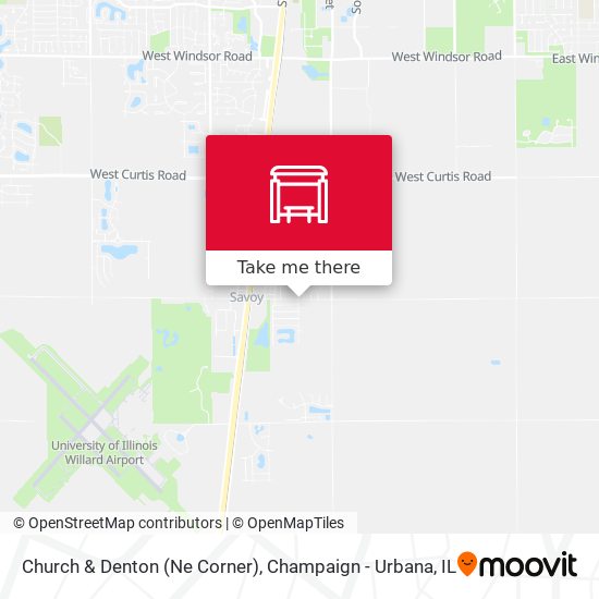 Mapa de Church & Denton (Ne Corner)
