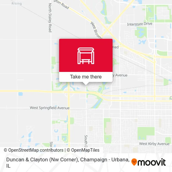 Mapa de Duncan & Clayton (Nw Corner)