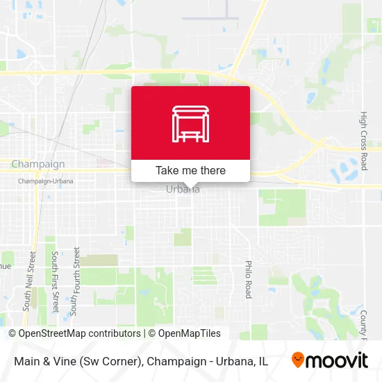 Mapa de Main & Vine (Sw Corner)
