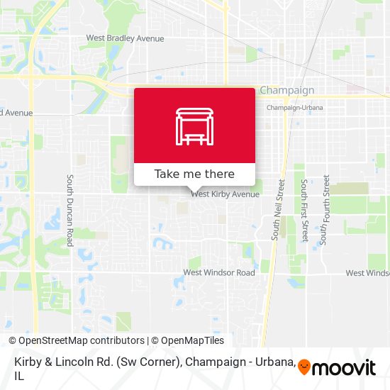 Mapa de Kirby & Lincoln Rd. (Sw Corner)