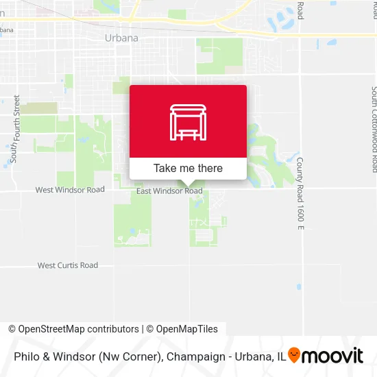 Mapa de Philo & Windsor (Nw Corner)