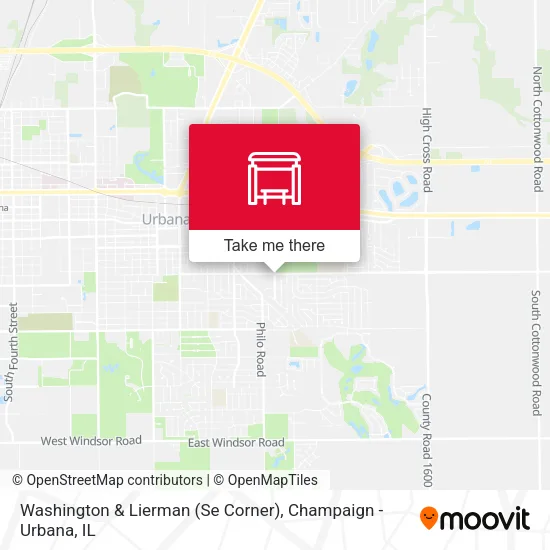 Mapa de Washington & Lierman (Se Corner)