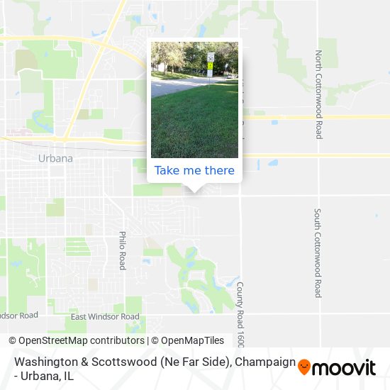 Washington & Scottswood (Ne Far Side) map
