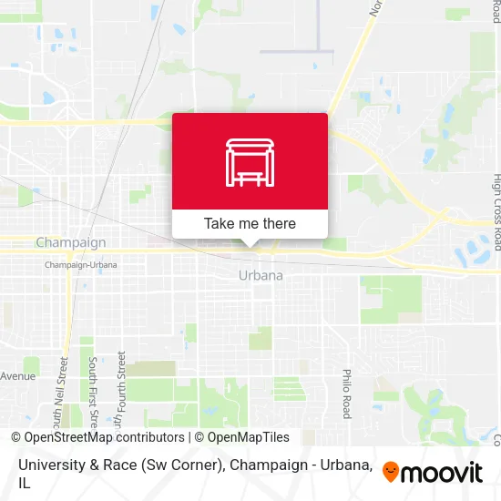 Mapa de University & Race (Sw Corner)