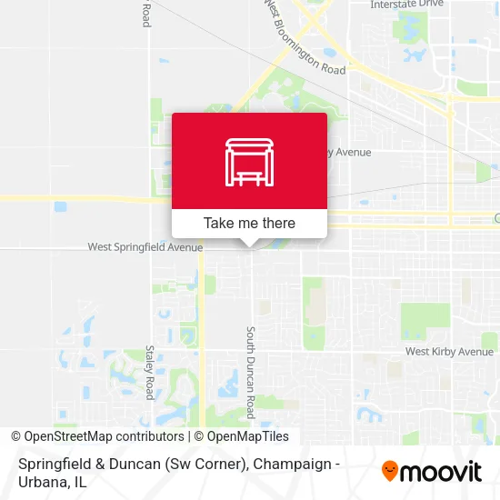 Mapa de Springfield & Duncan (Sw Corner)
