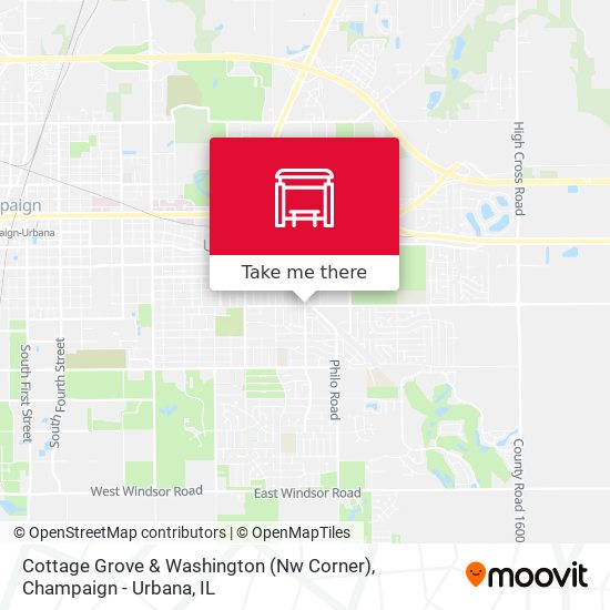 Cottage Grove & Washington (Nw Corner) map