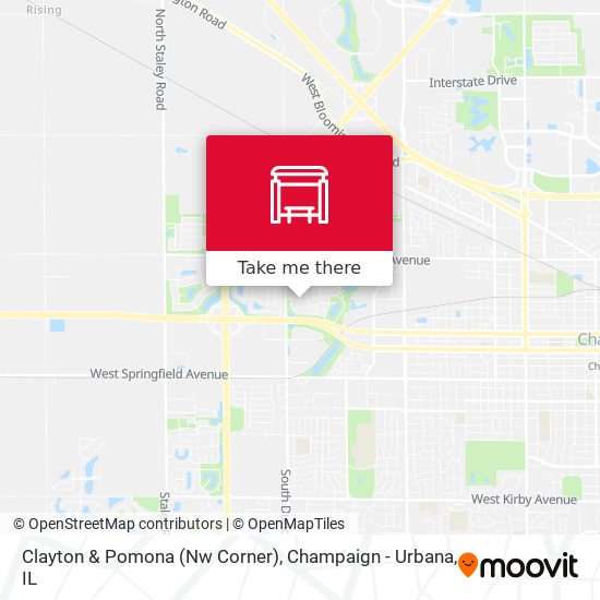 Clayton & Pomona (Nw Corner) map