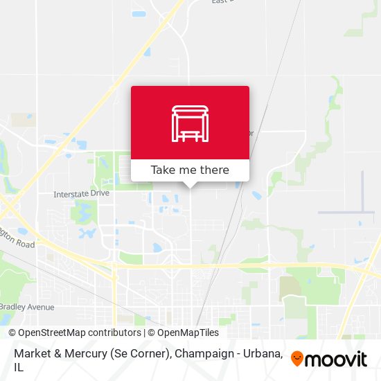 Market & Mercury (Se Corner) map
