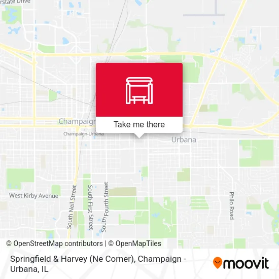 Springfield & Harvey (Ne Corner) map